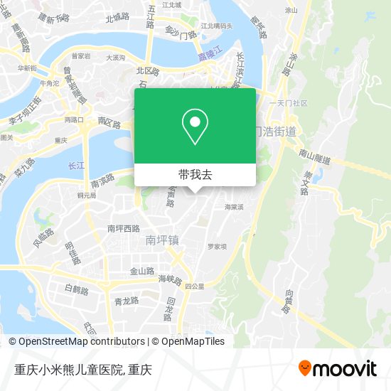 重庆小米熊儿童医院地图