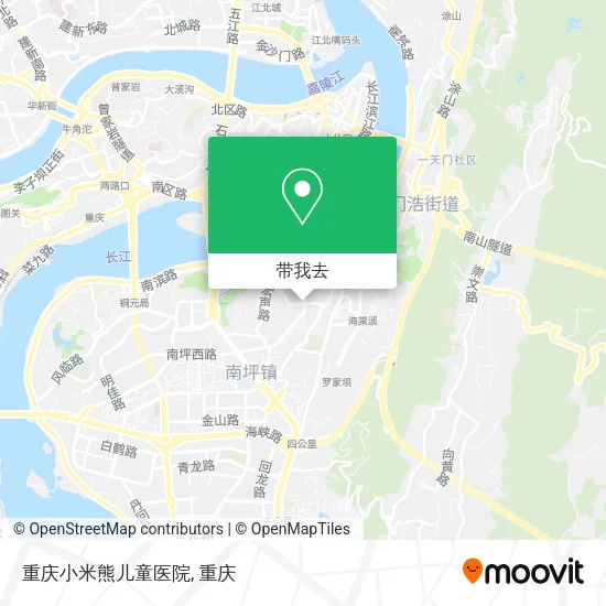 重庆小米熊儿童医院地图