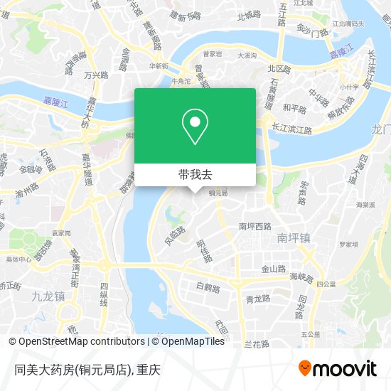 同美大药房(铜元局店)地图