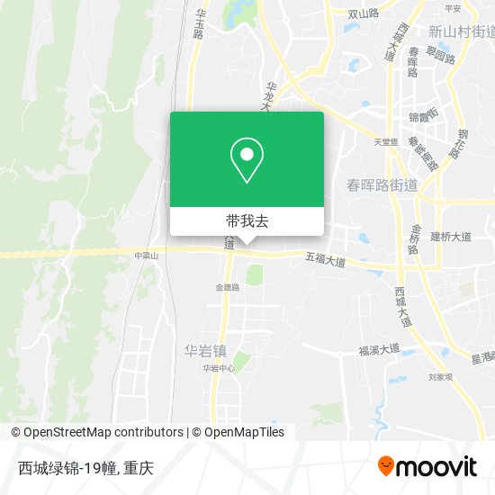 西城绿锦-19幢地图