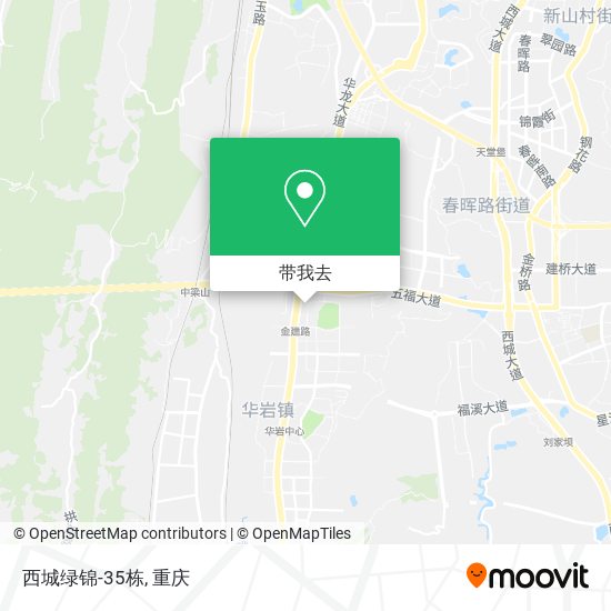 西城绿锦-35栋地图