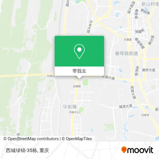 西城绿锦-35栋地图