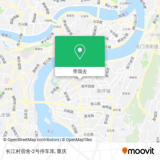 长江村宿舍-2号停车库地图