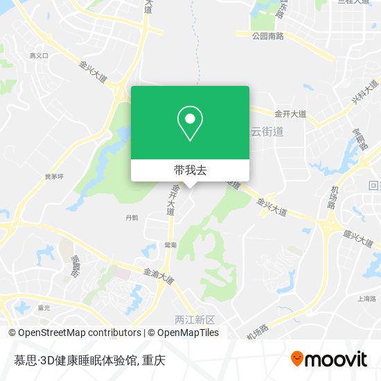 慕思·3D健康睡眠体验馆地图