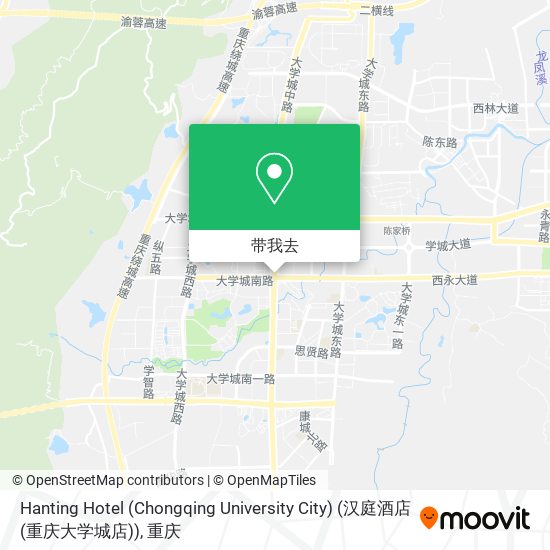 Hanting Hotel (Chongqing University City) (汉庭酒店 (重庆大学城店))地图