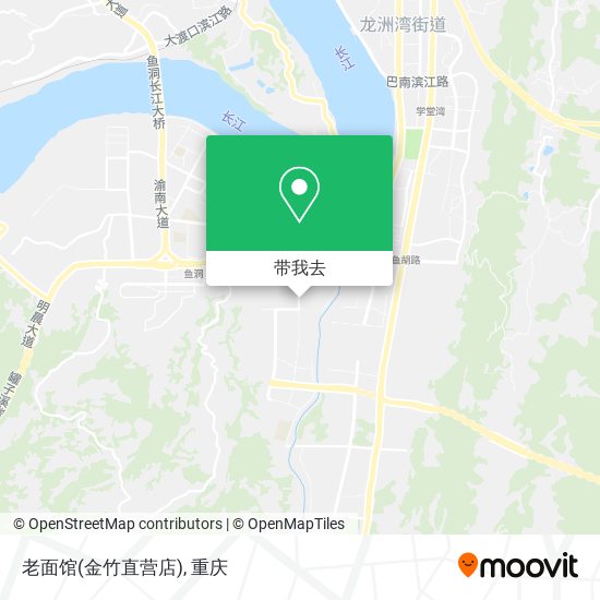 老面馆(金竹直营店)地图