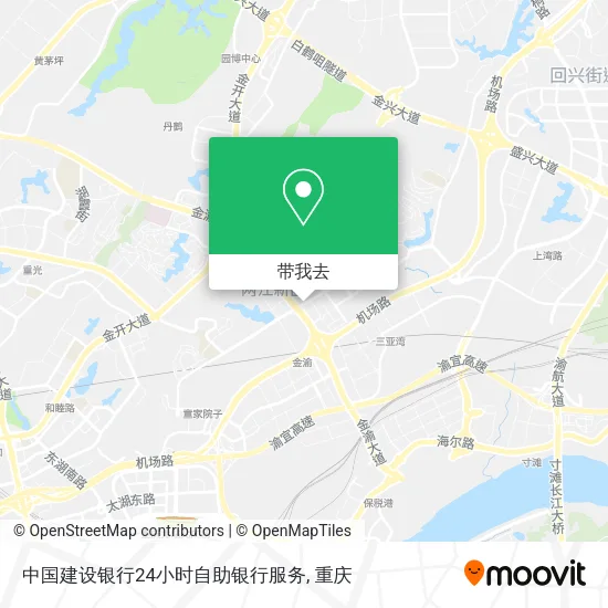 中国建设银行24小时自助银行服务地图