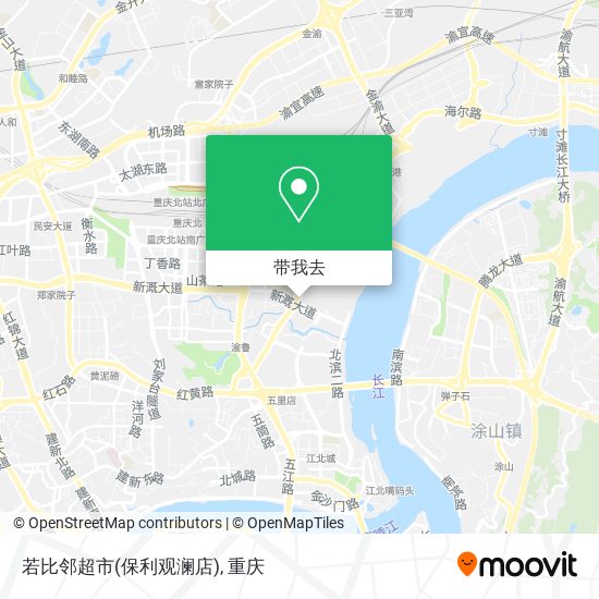 若比邻超市(保利观澜店)地图