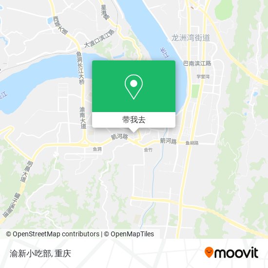渝新小吃部地图