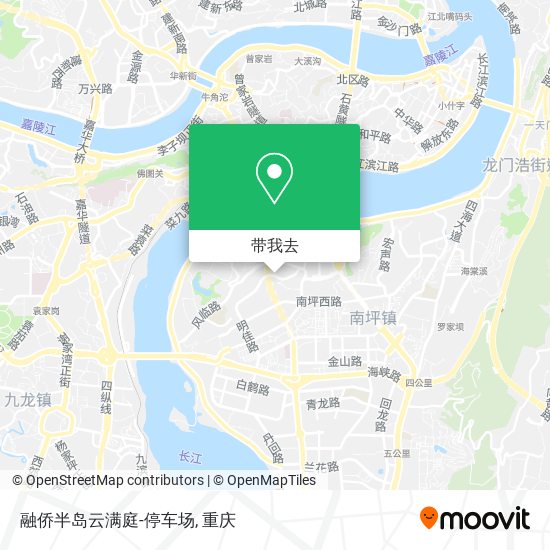 融侨半岛云满庭-停车场地图