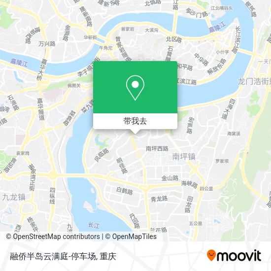 融侨半岛云满庭-停车场地图