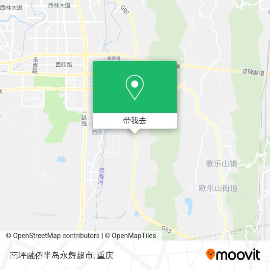 南坪融侨半岛永辉超市地图