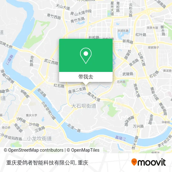 重庆爱鸽者智能科技有限公司地图