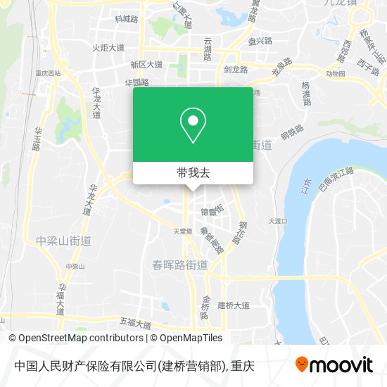 中国人民财产保险有限公司(建桥营销部)地图