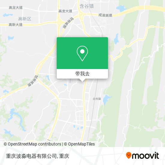 重庆波淼电器有限公司地图