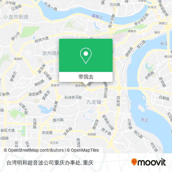 台湾明和超音波公司重庆办事处地图