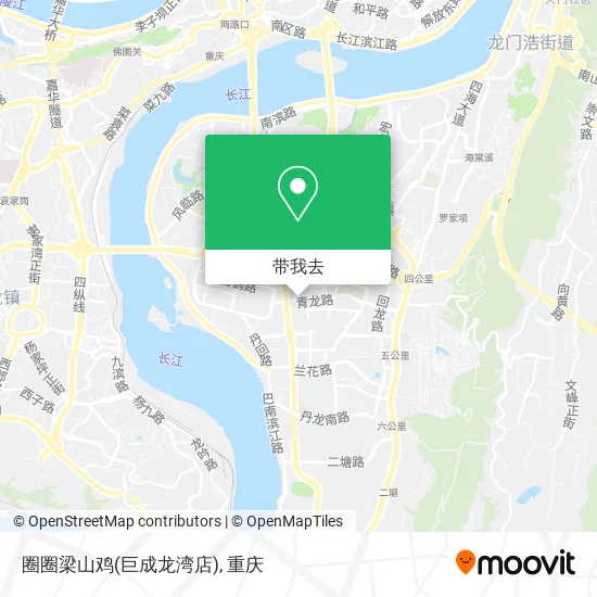 圈圈梁山鸡(巨成龙湾店)地图
