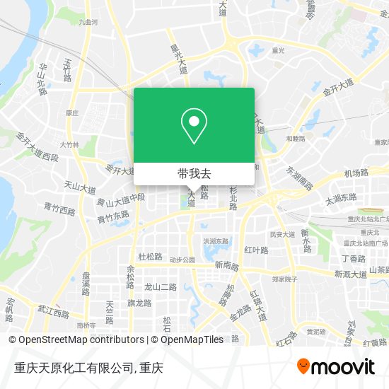 重庆天原化工有限公司地图