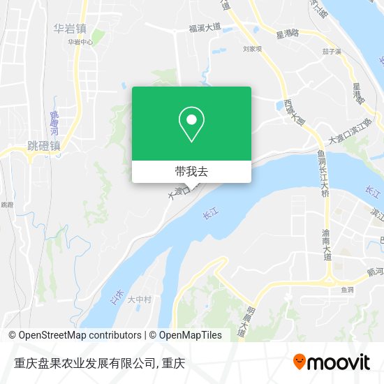 重庆盘果农业发展有限公司地图