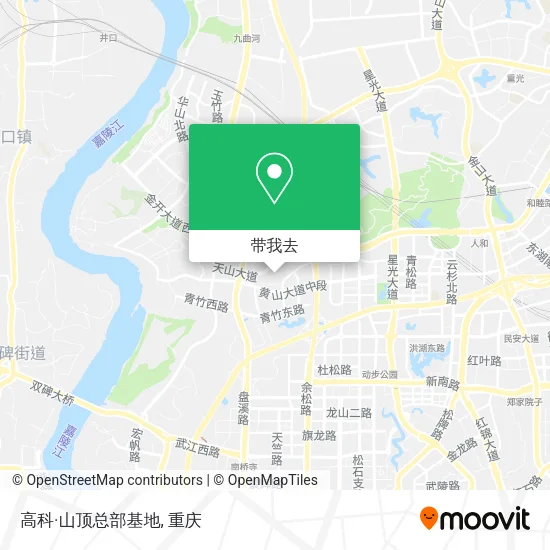 高科·山顶总部基地地图