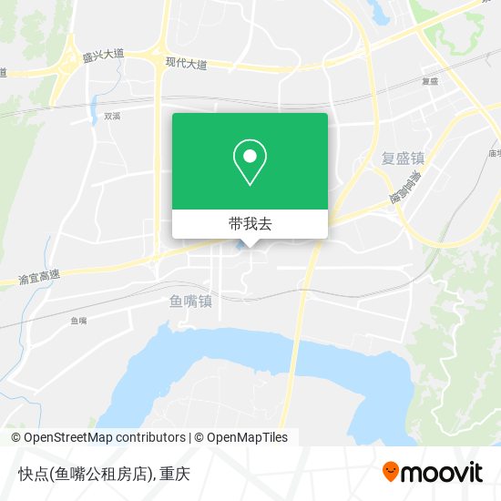快点(鱼嘴公租房店)地图