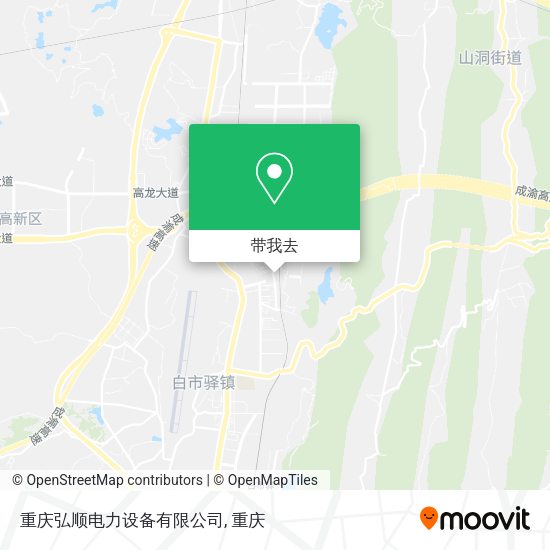 重庆弘顺电力设备有限公司地图