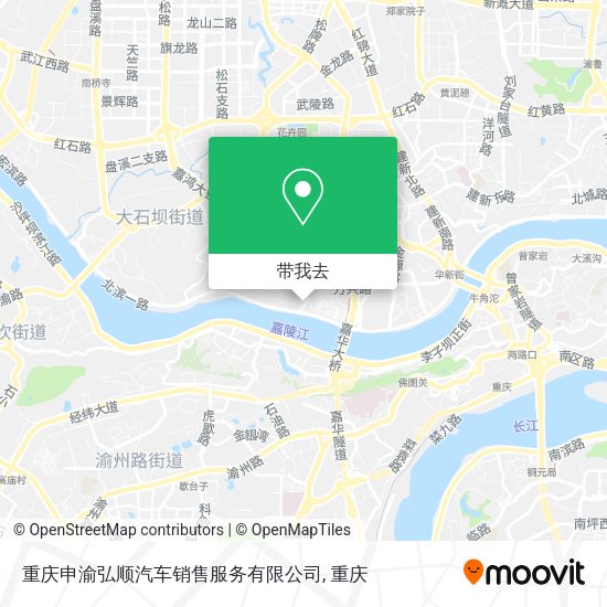 重庆申渝弘顺汽车销售服务有限公司地图