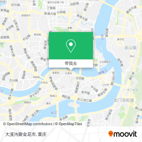 大溪沟聚金花市地图