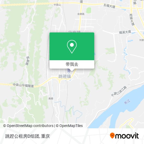 跳蹬公租房D组团地图