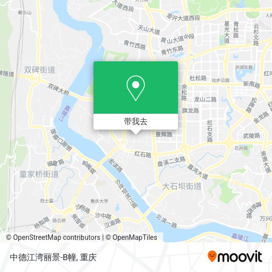 中德江湾丽景-B幢地图