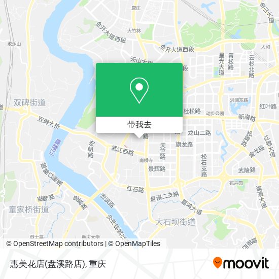 惠美花店(盘溪路店)地图