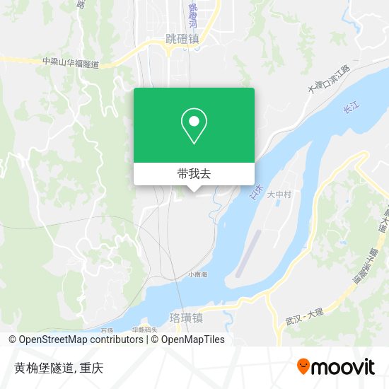 黄桷堡隧道地图