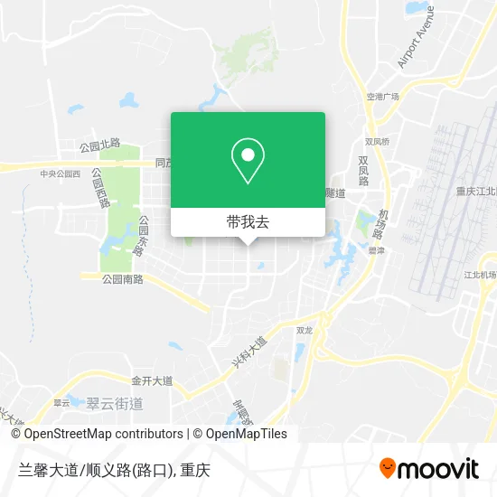 兰馨大道/顺义路(路口)地图