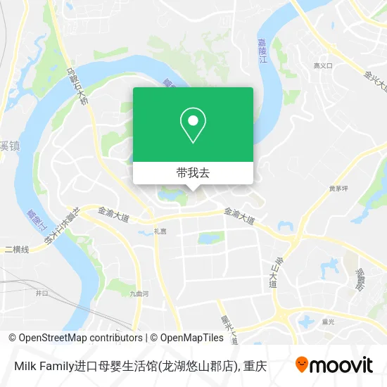 Milk Family进口母婴生活馆(龙湖悠山郡店)地图