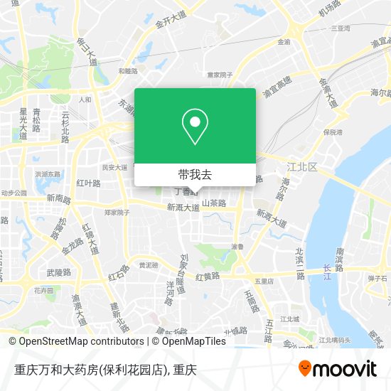 重庆万和大药房(保利花园店)地图