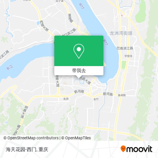 海天花园-西门地图