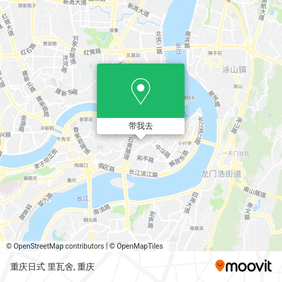 重庆日式 里瓦舍地图