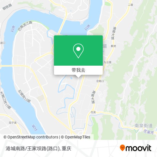 港城南路/王家坝路(路口)地图