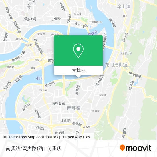 南滨路/宏声路(路口)地图