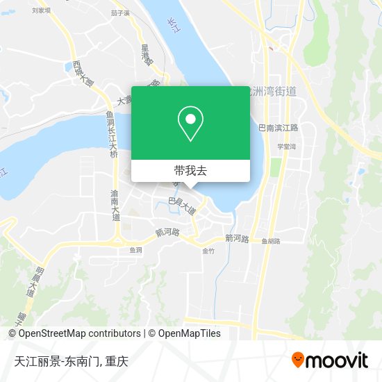 天江丽景-东南门地图