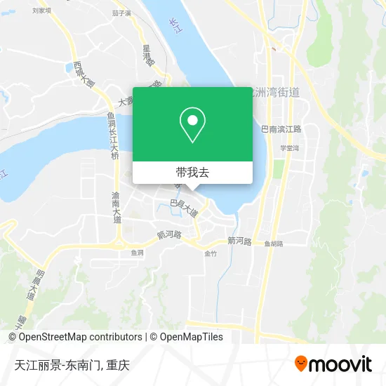 天江丽景-东南门地图