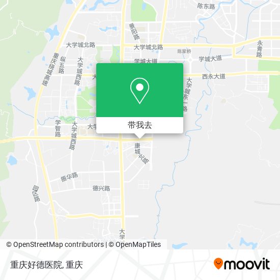 重庆好德医院地图