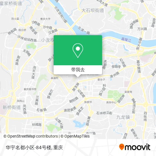 华宇名都小区-84号楼地图