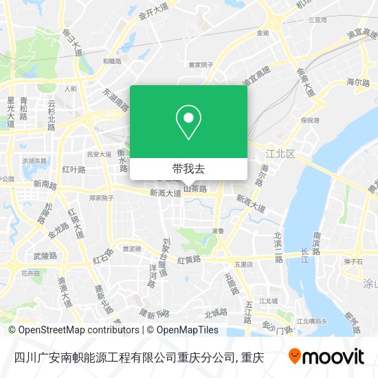 四川广安南帜能源工程有限公司重庆分公司地图
