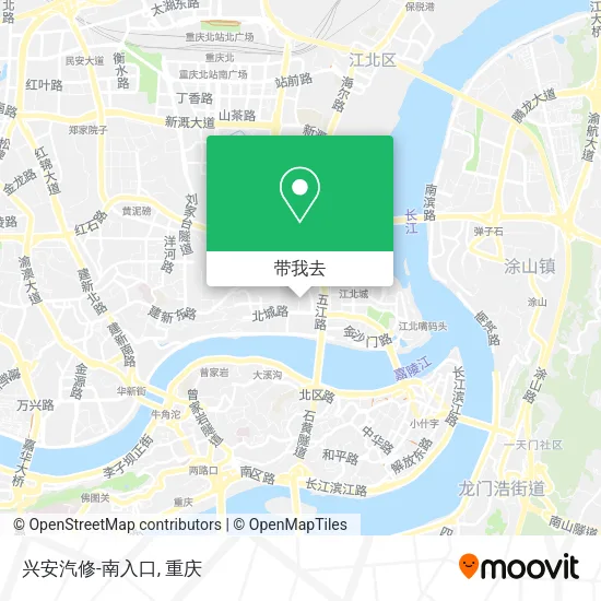 兴安汽修-南入口地图