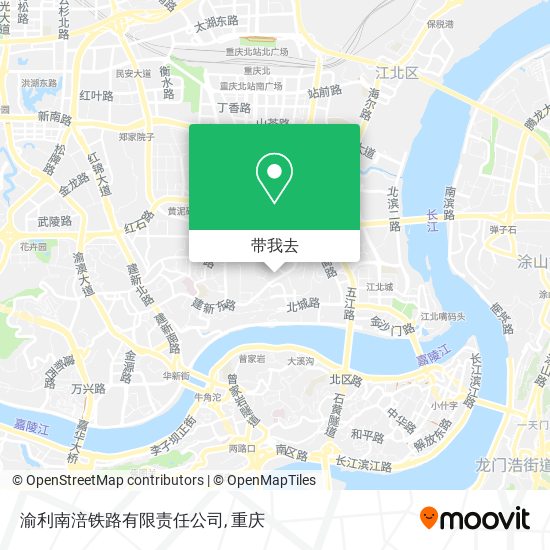 渝利南涪铁路有限责任公司地图