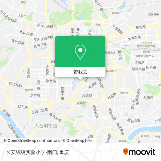 长安锦绣实验小学-南门地图