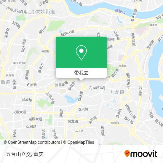 五台山立交地图