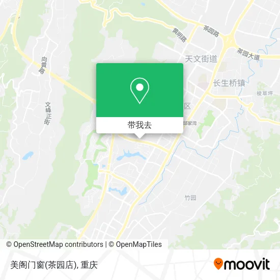 美阁门窗(茶园店)地图