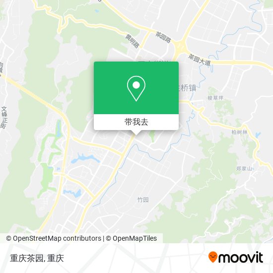 重庆茶园地图